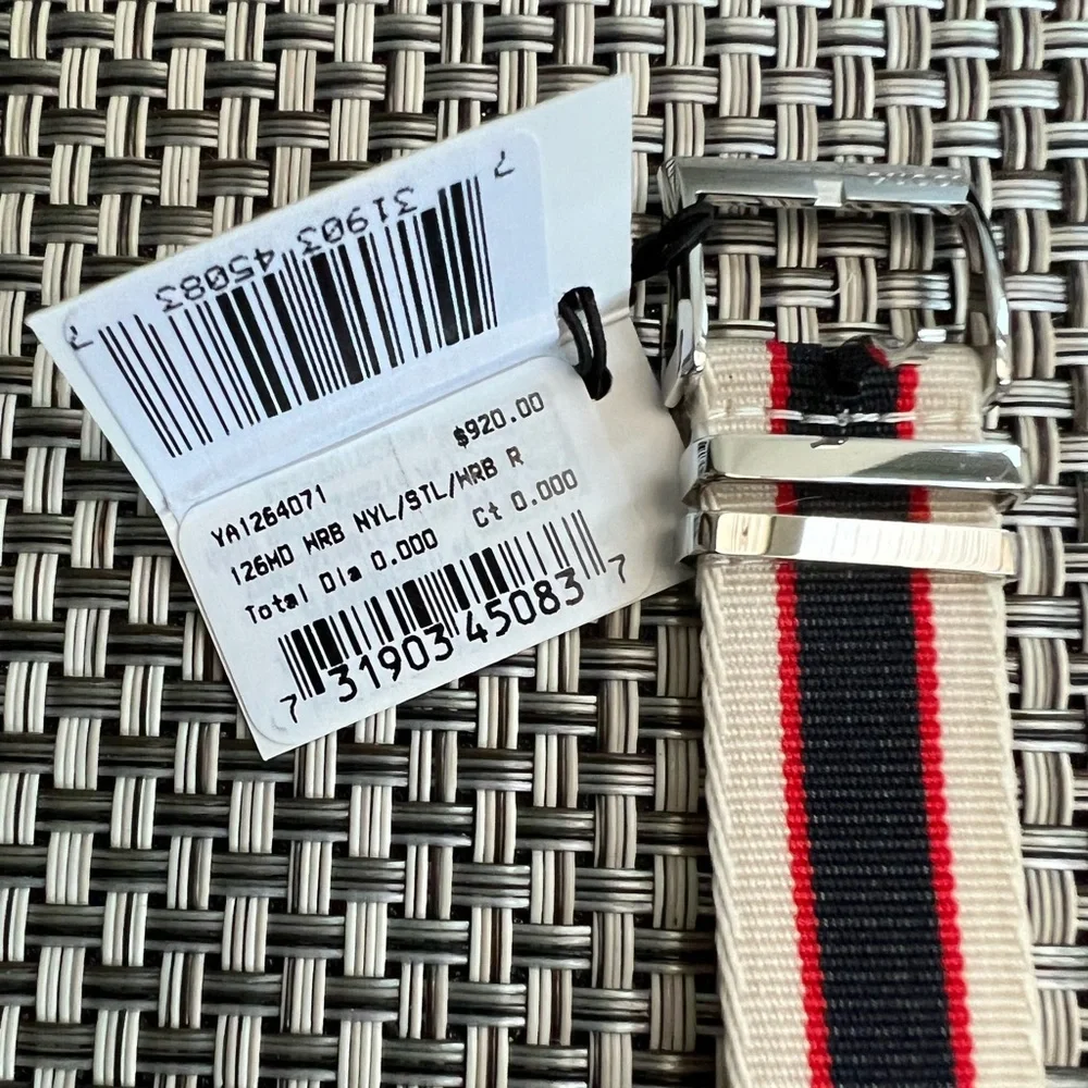 New “GUCCI” G-Timeless White/Red/Blue Dial Unisex Watch - Picture 8 of 8